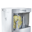 Вътрешна структура на Daikin Ururu MCK555AW с овлажняващ воден филтър тип колело за защита от сух въздух